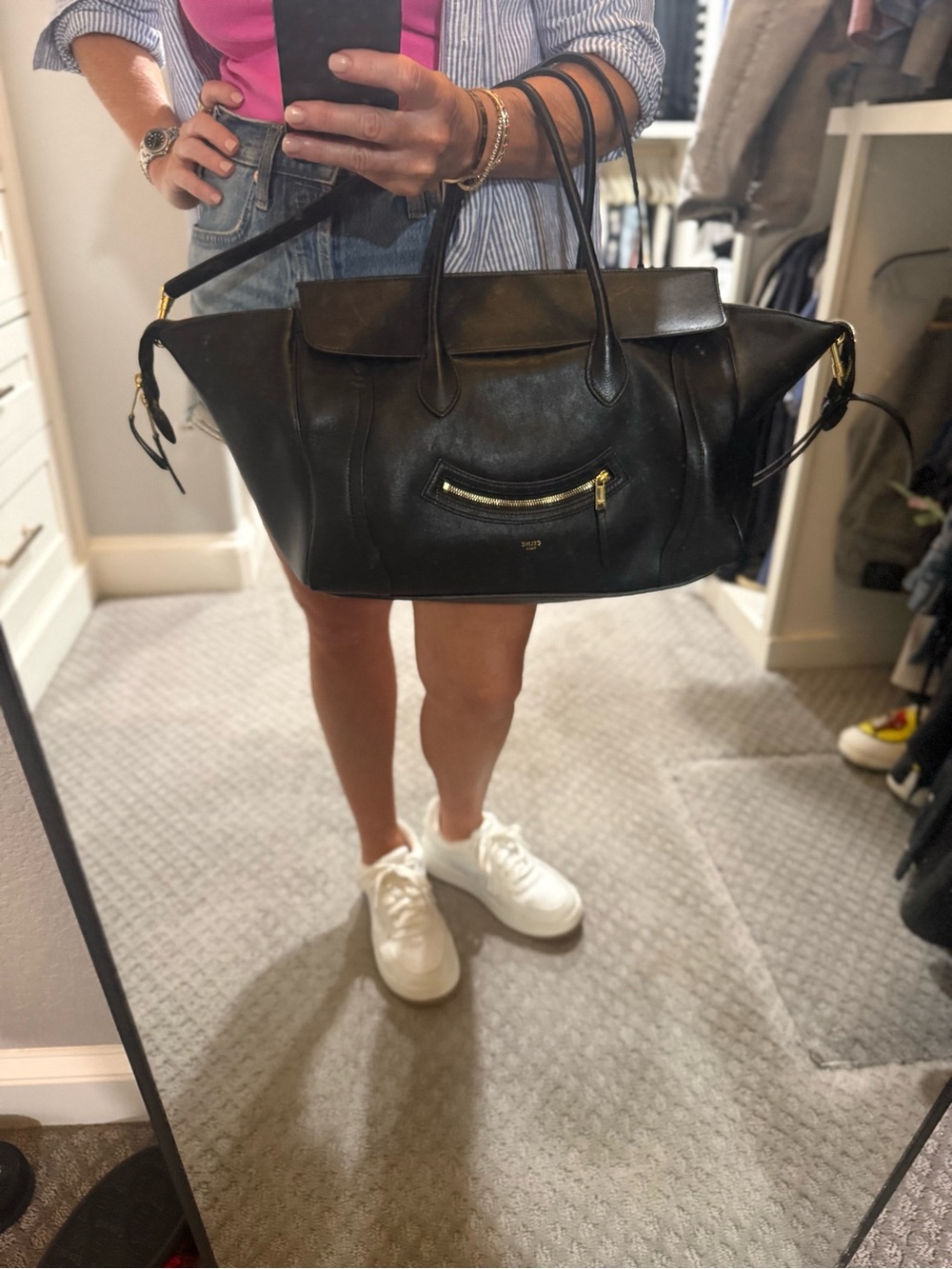 Celine Black Tote Bag